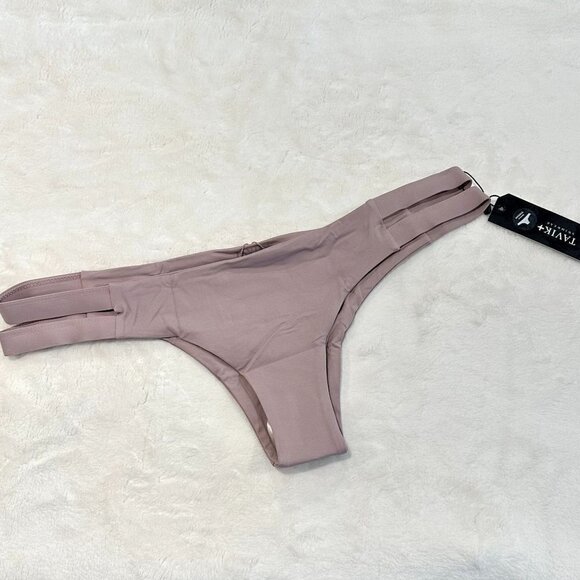 NWT Tavik Chloe Mini Swim Bottom in Deauville Mauve - Extra Large - Picture 2 of 10